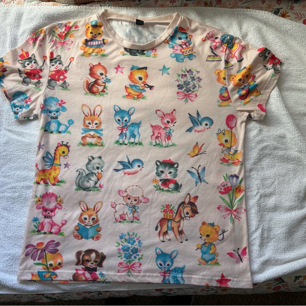 Colorful Easter shirt xl